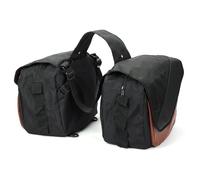 NYSQOFMB Motorcycle Side Saddlebags for Shadow 750 Saddle Bag Motorcycle Waterproof Panniers Box Side Tools Bag Pouch PU Scooter Waterproof Travel Luggage