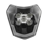 NYSQOFMB Motorcycle Spot Lights Motorcycle LED Headlight Plate For EXC XC SX MX XC 125 250 300 450 For Supermoto For Enduro Universal Dirt Bike Motocross Headlights(A Wick)
