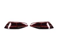 NYSQOFMB Tail Light Brake Light Pair Car Tail Light Assembly For Vw For Golf 7 Mk7 For .5 2013 2014-2020 Led Brake Flowing Water Flicker(Red Clear 2PCs)