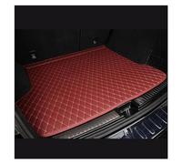 NYSQOFMB Trunk mat 7 Seat Durable Custom Leather Car Trunk Mat For Skoda For Kodiaq 2024 2025 Auto Carpet Accessories Interior Parts(WINE RED)