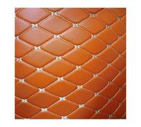 NYSQOFMB Trunk mat 7 Seat Durable Leather Colorful Car Trunk Mat for Mazda CX-80 2024 2025 Auto Carpet Accessories Interior Parts(Orange)