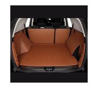 NYSQOFMB Trunk mat 7 Seat Durable Leather Colorful Car Trunk Mat for Mazda CX-80 2024 2025 Auto Carpet Accessories Interior Parts(Brown)
