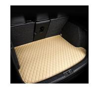 NYSQOFMB Trunk mat Custom Leather Car Trunk Mats For BMW X5 E70 2008-2013 5-Seat Rear Trunk Floor Mat Tray Carpet Mud(BEIGE SIGIE)