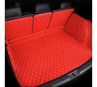 NYSQOFMB Trunk mat Custom Leather Car Trunk Mats For BMW X5 E70 2008-2013 5-Seat Rear Trunk Floor Mat Tray Carpet Mud(RED 3D)