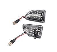 NYSQOFMB Turn Signal Light LED Dynamic Car Blinker Side Mirror Marker Turn Signal Lights Lamp Accessories For Mercedes For BENZ For Smart Fortwo 451 MK1 MKII 2007-2015(Fullstar Crystal)