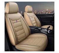 NYSQOFMB Universal Car Seat Cover Full Set For Lincoln For MKZ For MKC For MKX For MKT For Navigator For Aviator Accessories Interior car seat cover(A Beige 5 Seat)