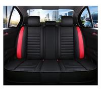 NYSQOFMB Universal Car Seat Cover Interior Details For SEAT For Leon For Arona For Ateca For Tarraco For Ibiza For Alhambra Accessories Car Seat Covers(Black Red 4pcs)