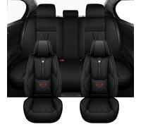 NYSQOFMB Universal Full Set Car Seat Covers For Kia For Ceed For F40 For Dodge For Journey For Suzuki For Swift For A4 A6 Car Seat Covers Set(Black)