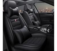 NYSQOFMB Universal Leather 3D Car Seat Cover For Chevy For Equinox For Seeker For Epica For Orlando For Rveo Interior Covers Car Seat Covers Set(Black)