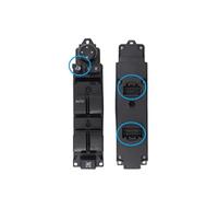 NYSQOFMB Window Regulator Switch For Mazda 2 M2 2007-2013 Sorghum DF73-66-350B DF7366350B Electric Power Master Window Lifter Control Switch Button Mirror Switch