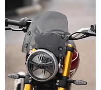 NYSQOFMB Windshield Motorcycle For Triumph For Speed 400 For Scrambler For 400X 2024 Motorcycle Wind Deflectors Windshield WindScreen Viser Visor Wind Deflector(Gray)