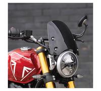 NYSQOFMB Windshield Motorcycle For Triumph For Speed 400 For Scrambler For 400X 2024 Motorcycle Wind Deflectors Windshield WindScreen Viser Visor Wind Deflector(Black)