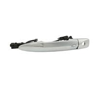 NYSQOJFNF Car Front Left Driver Side Exterior Door Handle 806469N00A 806451AA0A Without Keyhole for Nissan for Leaf SL SV 2011-2017 Door Handle Cover