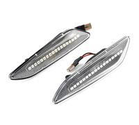 NYSQOJFNF LED Dynamic Turn 2Pcs Dynamic LED Side Marker Turn Signal Blinker Light For Alfa For Romeo 147/156 For Fiat For Tipo For Lancia For Ypsilon Turn Signal Light(Crystal white)