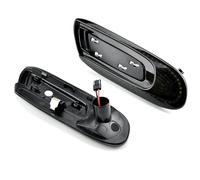 NYSQOJFNF LED Dynamic Turn For Mini For Cooper F55 F56 F57 2X Dynamic LED Side Marker Lights Sequential Turn Signal Lamps Smoke Lens Turn Signal Light(Dynamic Smoked)