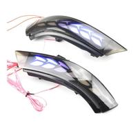 NYSQOJFNF LED Dynamic Turn LED Dynamic Turn Signal Light Flasher Flowing Water Blinker For Cadillac CT4 CT4-V 2020-2022 ATS ATS-V 2013-2019 Turn Signal Light(Yellow and Blue)