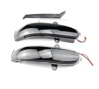 NYSQOJFNF LED Dynamic Turn Side Mirror Indicator Blinker Lamp For Mercedes For Benc C W203 T-Modell CL203 Dynamic Turn Signal Light LED 2PCS Turn Signal Light(Smoky-black)