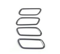 NYSSJDKHG Car Accessories Inner Door Handle Cover Interior Bowl Cup Circle Trim Frame for Fit for GR9 for Jazz for Crosstar 2021 Vehicle Interior(Black)