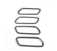 NYSSJDKHG Car Accessories Inner Door Handle Cover Interior Bowl Cup Circle Trim Frame for Fit for GR9 for Jazz for Crosstar 2021 Vehicle Interior(Carbon Black)