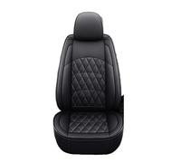 NYSSJDKHG Seat Cover Set Car-Styling Leather Car Seat Cover All Models For Civic Fit For CRV XRV For Accord For Odyssey For Jazz For City Accessories Seat Protectors Covers(Black)
