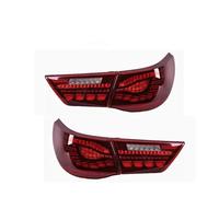 NYSSJDKHGGE Rear Tail Stop For Toyota For Reiz LED taillight assembly flow turn signal, brake lights, reverse lights Pair Stop lamp taillight 2010-2019 Light Indicator(Red L and R)
