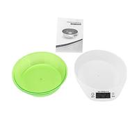 NYSUZHOUJI Pet Food Scale Bowl Digital Kitchen Weighing Bowl For Baking Cooking Needs (Green)