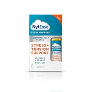 NytEase Roll-On 10ml - Stress and Tension Support, Roll onto Pulse Points - Formulated with Jojoba Oil and a Fragrance Blend of Bergamot, Geranium, Lavender, and Orange