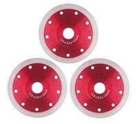 NYTiger 3 Pack 5 inch Diamond Saw Blade 5" Super Thin Tile Blades Cutting Disc Wheel for Cutting Porcelain Tiles Granite Marble Ceramics Works with Tile Saw and Angle Grinder