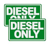 NYTKL 2 PCS 5" X 3" Diesel Only Decal, Reflective Diesel Only Sticker Sign for Fuel Tank, Weatherproof Adhesive Vinyl Fuel Identification Labels for Trucks, Tractors, Gas Caps