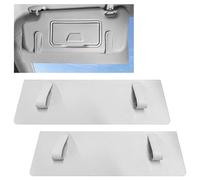 NYTKL 2 PCS Sun Visor Extender for Car, Anti-Glare Sunvisor Extension Shade Attachment for Safe Driving, Clip-On Sun Blocker Sunshade Extender Protect Driver Passenger from UV Rays (Gray)