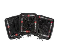 NYTRO Commercial Carp Keepnet 3.0m Value Pack | x3 Nets | 50cm x 40cm | Quick Dry | Carp Friendly Mesh | 2 Pull Through Straps | Double Universal Screw Thread | Adjustable Tilt | Code 20900034