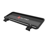 NYTRO Connect-It SLS36 Side Tray Slimline | Match Fishing Rear Bait Tray | 77cm x 28cm | Perforated Mesh Base for Airflow and Drainage | Printed Measure on Near Edge | Fits 36mm Round Legs | 21001005