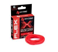NYTRO Flex Hybrid Elastic | Size 14-16 2.2mm 6m | Bright Red | Stretches like a Hollow Elastic | Slim and Smooth like Solid Elastic | Durable | Perfect for Puller Kits | 21700013