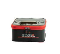 NYTRO Stark X 2121 EVA Square Accessory Zip-Up Case Medium | Fishing Tackle Storage Case | Ideal for a Wide Range of Accessories and Feeders | Clear View Lid | Dimensions 21cm x 21cm | Code 22400005