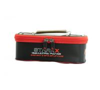 NYTRO Stark X 3812 EVA Accessory & Bits Zip-Up Case Large | Match Fishing Tackle Storage Cases | Built with 1mm and 1.5mm EVA Fabric | Clear View Lid | Durable Zips | Waterproof Welding | 22400014