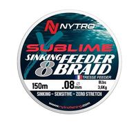 Nytro Sublime X8 Sinking Feeder Braid - 0.12mm