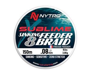 Nytro Sublime X8 Sinking Feeder Braid 0.12