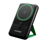NYTSTND Pulse Magnetic Power Bank 10000 mAh Portable Charging for Mobile Phones, Phone Charger, Fast Charging (Black)