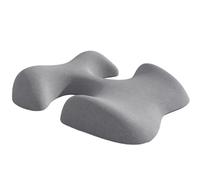 Nyutcwe Breast Pillow, Ergonomic Memory Foam Chest Pillow, Prone for Napping, Breast Support Bolster SPA Beauty Salon Massage Table Sleep, Light Grey
