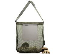Nyutcwe Foraging Bag Large Mushroom Bag Collapsible Mesh for Foraging Fruit Gathering Picking Pouch Mushroom Basket for Garden Enthusiasts Wild Camping Equipment Green