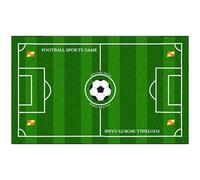 Nyutcwe Soccer Training Mat, 31.5x47.2 Anti-Slip Soccer Training Equipment, Easy to Roll & Store Noise Reduction Sports Rug for Teens Room Living Room Boys Girls