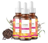 Nyvoris Cyperus Rotundus Oil, 50ml Cyperus Rotundus Oil for Hair Removal, Organic Cold Pressed, Soothes & Nourishes the Skin, Smooth After Shave Wax Care, Suitable for All Skin Types (3PC)