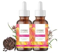 Nyvoris Cyperus Rotundus Oil, 50ml Cyperus Rotundus Oil for Hair Removal, Organic Cold Pressed, Soothes & Nourishes the Skin, Smooth After Shave Wax Care, Suitable for All Skin Types (2PC)