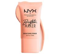 NYX Professional Makeup Bright Maker Primer, Makeup Primer Base, Brightening Primer with Papaya Extract & Skin Conditioners, Mica Infused for Soft Shimmer, Vegan Formula, 20 ml
