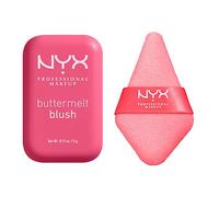 NYX Buttermelt Blush Getting Butta & Wondersnatch Face Powder Puff Duo Bundle