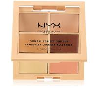 NYX Professional Makeup Conceal. Correct. Contour Concealing and Contouring Palette Shade 01 Light 6 x 1.5 g