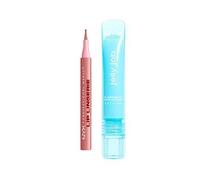 NYX Lip Lingerie Lip Liner Stain Barely There & Jelly Job Lip Gloss Just Jelly Duo Bundle