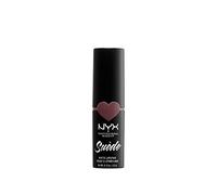 NYX Lipstick, Professional Makeup, Suede Matte Lipstick, Lightweight Powdery-Matte Finish in a Heart-Adorned Case, Velvety Plush Lip Colour, Shade: Lavender And Lace, 0.021 kg