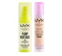 NYX Plump Right Back Primer + Serum & Bare With Me Concealer Serum Vanilla 30 ml + 9,6 ml
