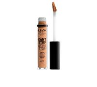 NYX Professional Full Coverage Concealer, 24 Hour Longevity, Can't Stop Won't Stop Contour Makeup Concealer, Matte Finish, Shine Control, Long Lasting, Vegan Formula, Shade: Neutral Buff